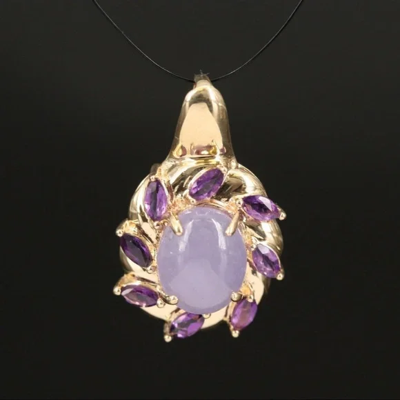 💜🦄 • Purple Jade & Amethyst Bundle 🦄💜 - Picture 4 of 6